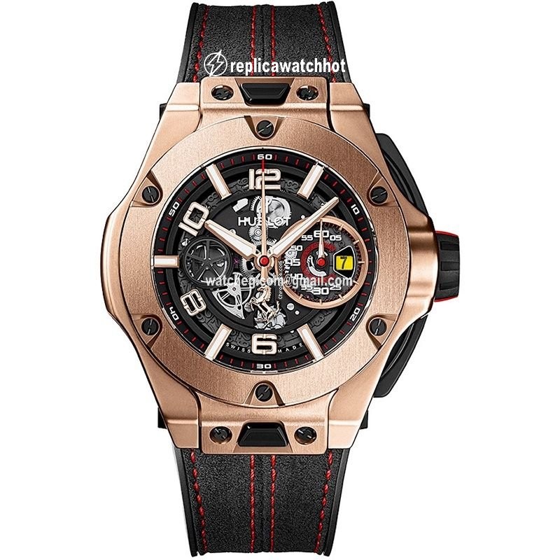 Hublot Big Bang Ferrari Mens watch Unisex Automatic Rose gold 402.OX.0138.WR