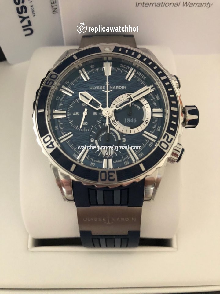 Ulysse Nardin Diver Chronograph Mens watch Unisex Automatic Steel 1503-151-3 93