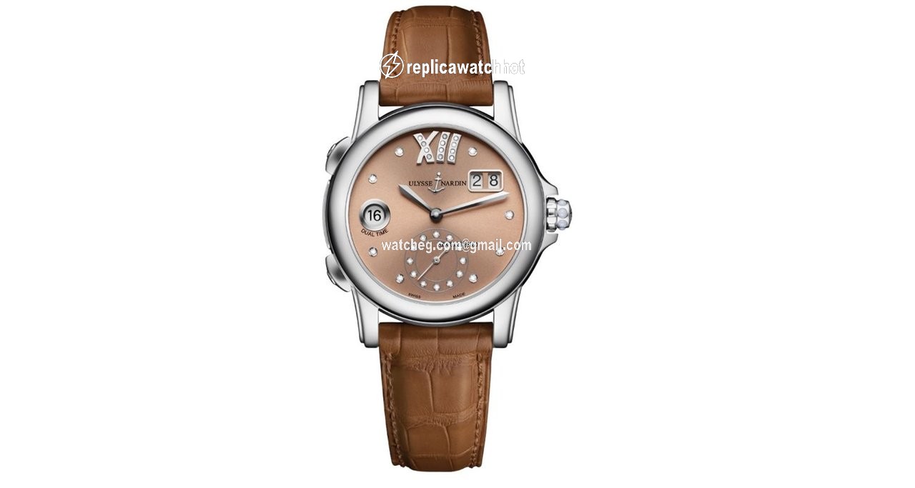 Ulysse Nardin Dual Time Womens watch Automatic Steel 3343-222 30-09