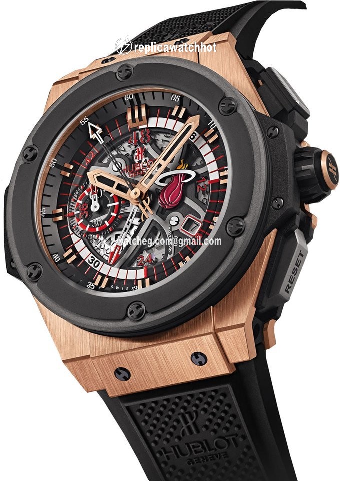 Hublot King Power Mens watch Unisex Automatic Rose gold 748.OM.1123.RX