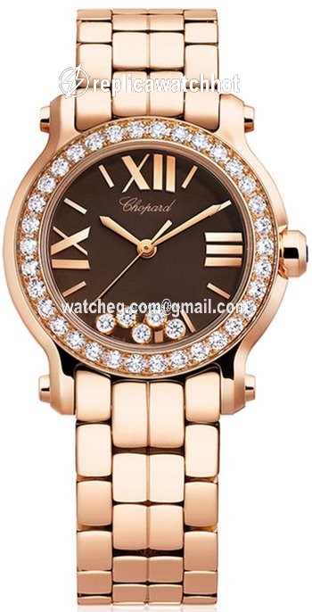 Chopard Happy Sport Womens watch Quartz Rose gold 274189-5008