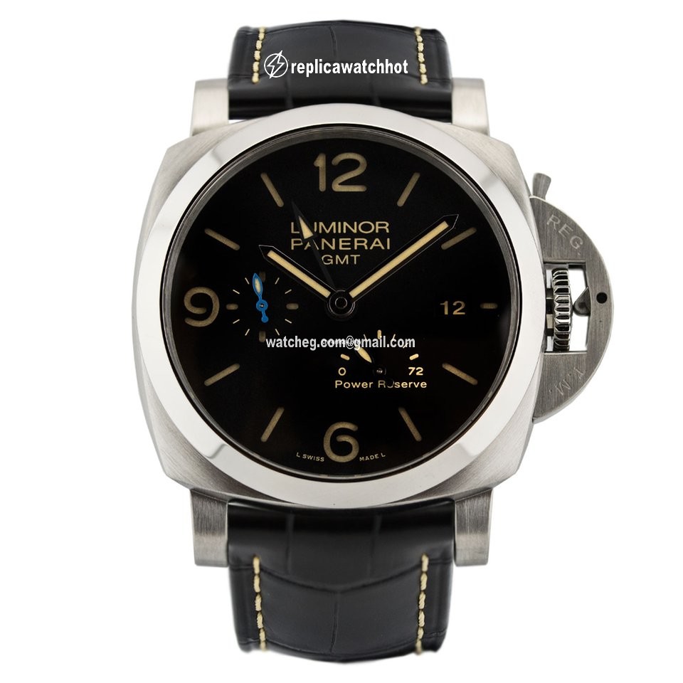 Panerai Luminor 1950 3 Days GMT Power Reserve Automatic Mens watch Unisex Automatic Steel PAM01321 or PAM1321