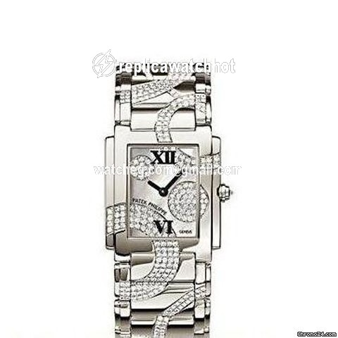 Patek Philippe Twenty~4 Womens watch Quartz White gold 4910 49G