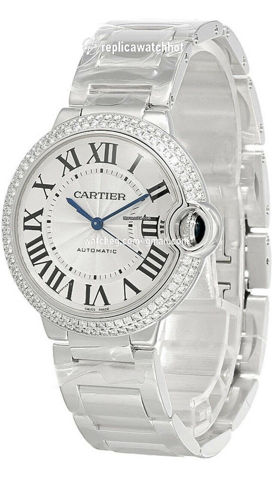 Cartier Ballon Bleu 36mm Automatic White gold WE9006Z3