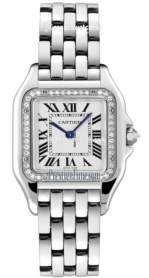 Cartier Panthere Womens watch Quartz White gold wjpn0007