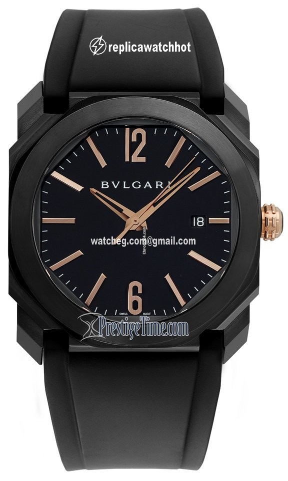 Bulgari Octo Mens watch Unisex Automatic Steel 102581 bgo41bbsvd ULTRANERO