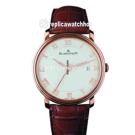 Blancpain Villeret Ultra-Slim Mens watch Unisex Automatic Rose gold 6651-3642-55