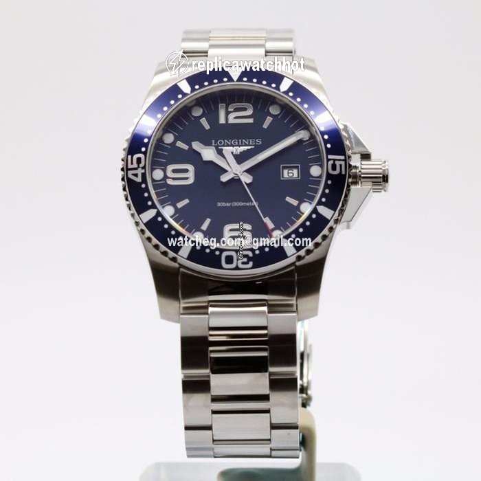 Longines HydroConquest Mens watch Unisex Quartz Steel L3.840.4.96.6