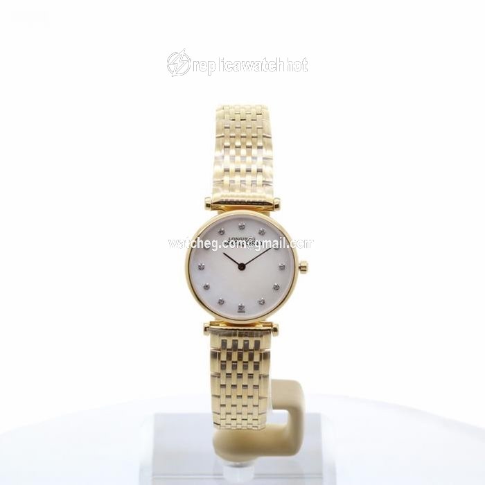 Longines La Grande Classique Womens watch Quartz Gold Steel L4.209.2.87.8