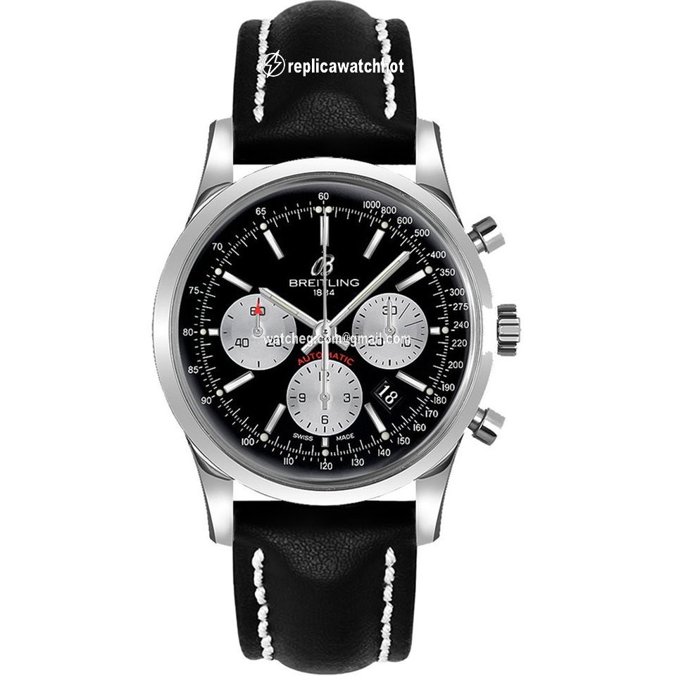 Breitling Transocean Chronograph Mens watch Unisex Automatic Steel AB015212 BF26 435X