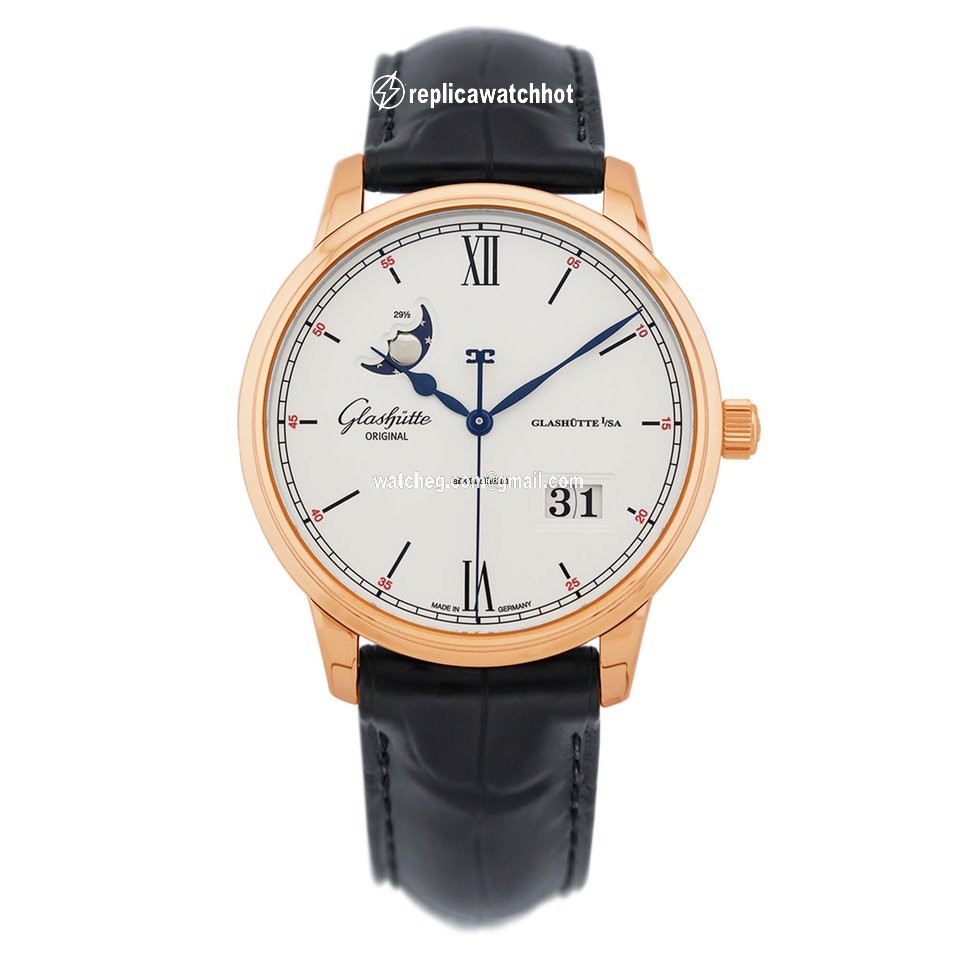 Glashtte Original Senator Excellence Mens watch Unisex Automatic Red gold 1-36-04-02-05-01 or 36-04-02-05-01
