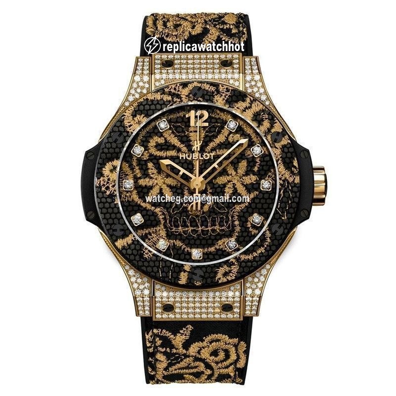 Hublot Big Bang Broderie Mens watch Unisex Automatic Yellow gold 343.VX.6580.NR.0804