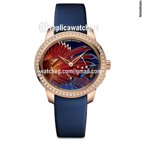Ulysse Nardin Jade Womens watch Automatic Rose gold 3106-125B LIONFISH