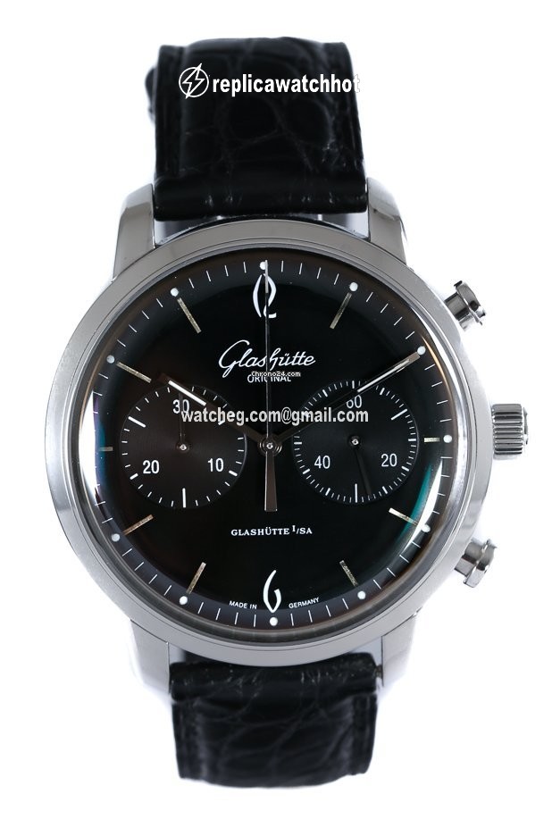 Glashtte Original Sixties Chronograph Mens watch Unisex Automatic Steel 393.402.22.04.