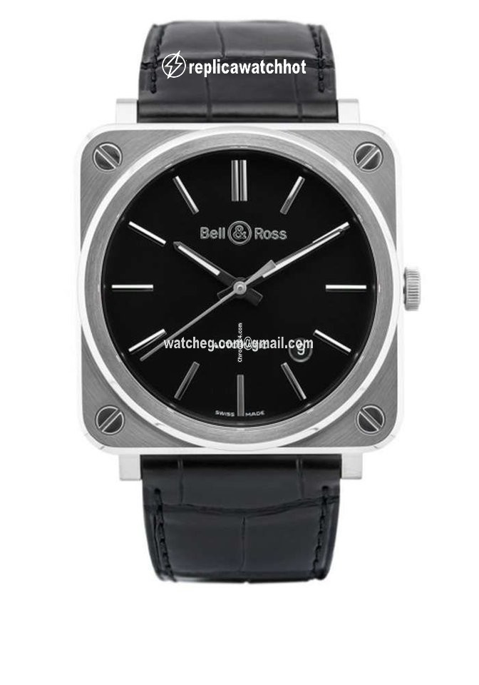 Bell & Ross BR S Mens watch Unisex Automatic Steel BRS92-BLC-ST SCR