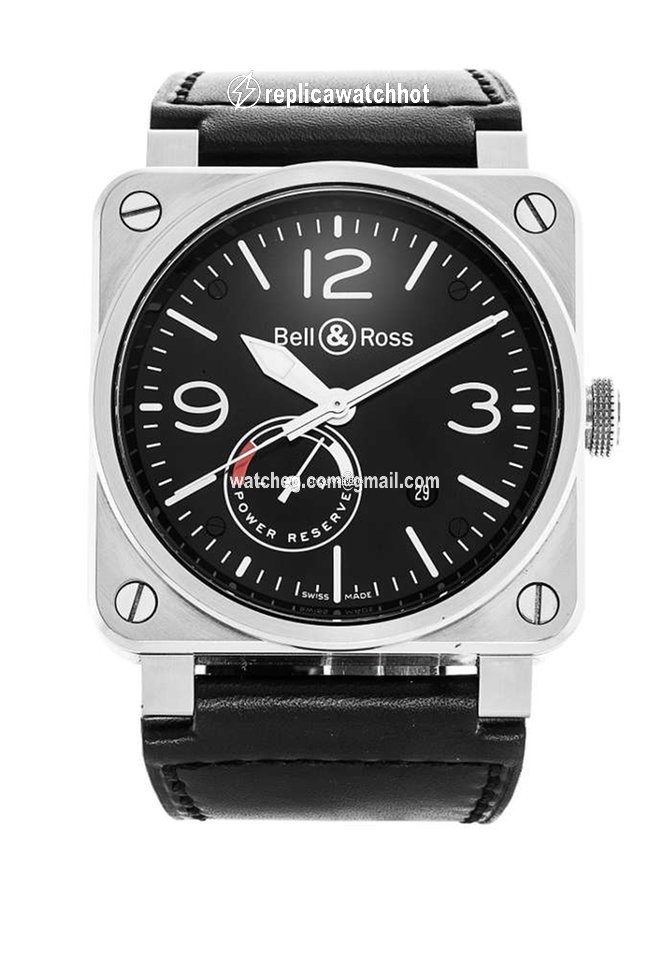 Bell & Ross BR 03-97 Reserve de Marche Mens watch Unisex Automatic Steel BR0397-BL-SI SCA