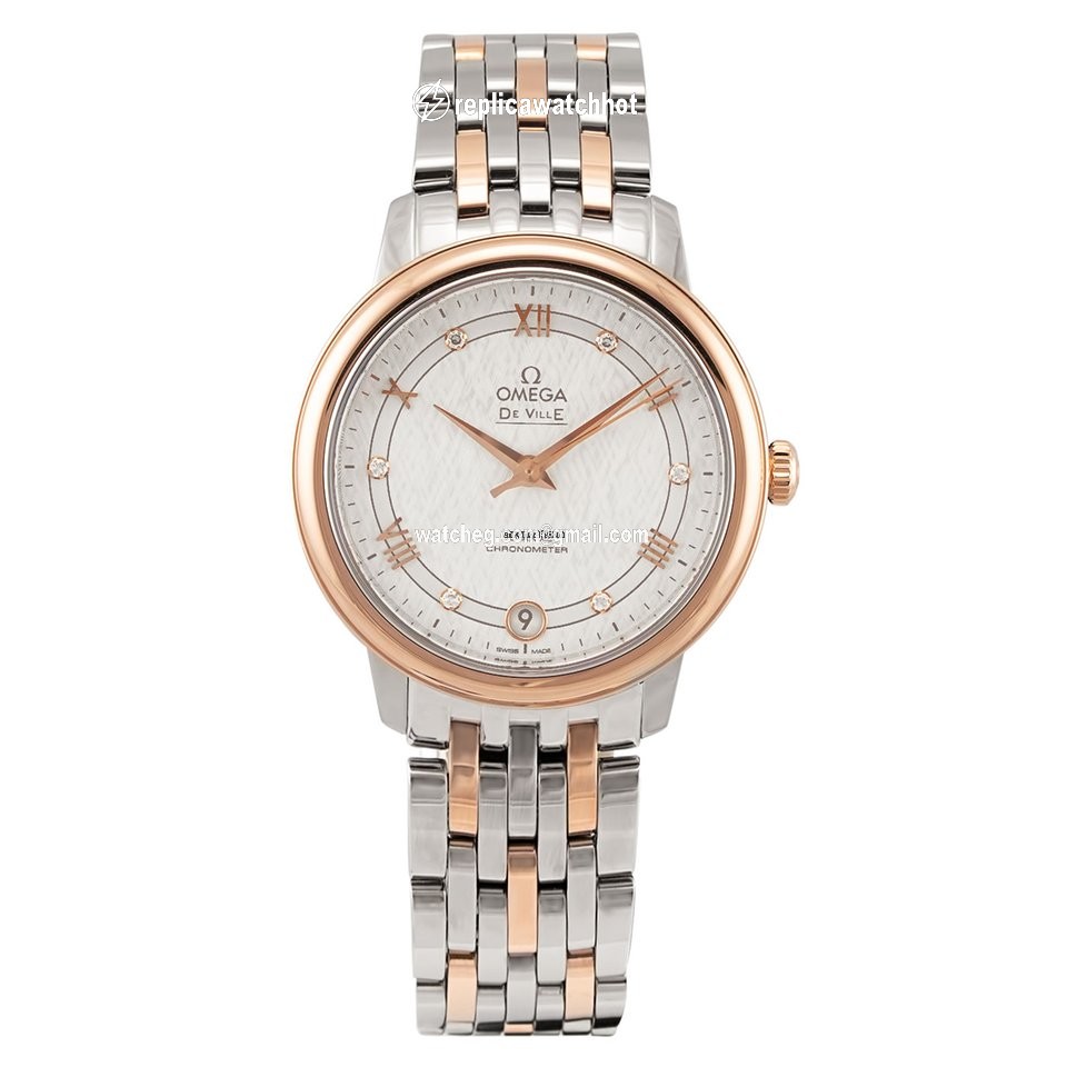 Omega De Ville Prestige Womens watch Automatic Gold Steel 424.20.33.20.52.002