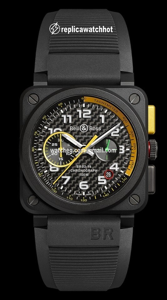 Bell & Ross BR 03-94 Chronographe Mens watch Unisex Automatic Ceramic BR 03-94 RS17