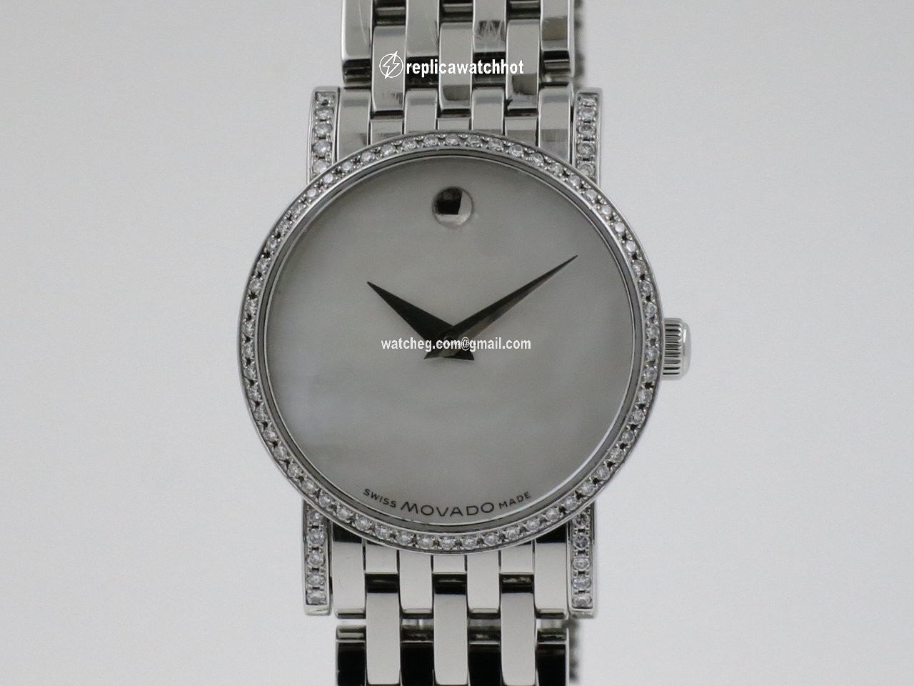 Movado Museum Womens watch Automatic Steel 84 N8 1870S