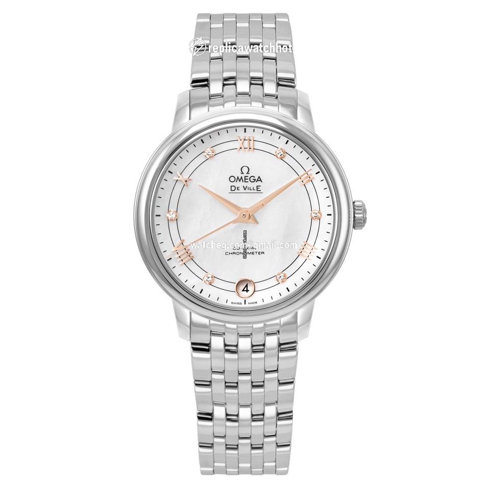 Omega De Ville Prestige Womens watch Automatic Steel 424.10.33.20.55.002