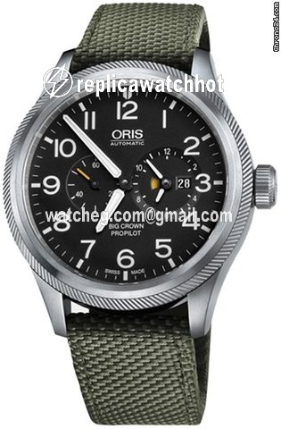 Oris Big Crown ProPilot Worldtimer Mens watch Unisex Automatic Steel 01 690 7735 4164-07 5 22 14FC