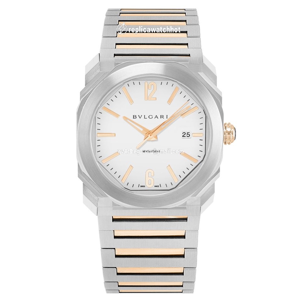 Bulgari Octo Mens watch Unisex Automatic Gold Steel 102118 BGO38WSPGD