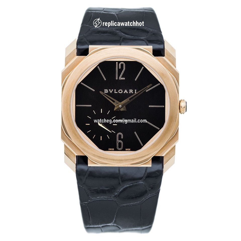 Bulgari Octo Mens watch Unisex Manual winding Rose gold 102371 BGOP40BGLXT
