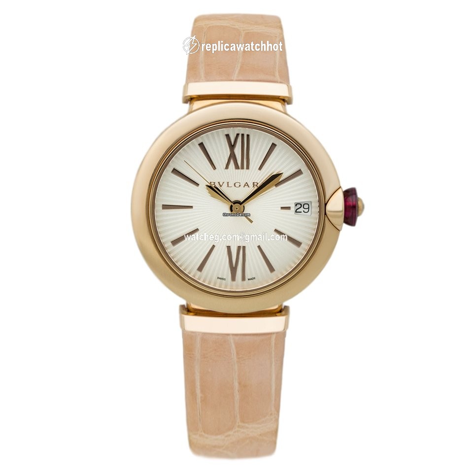 Bulgari Lucea Womens watch Automatic Rose gold 102328 LUP33C6GLD