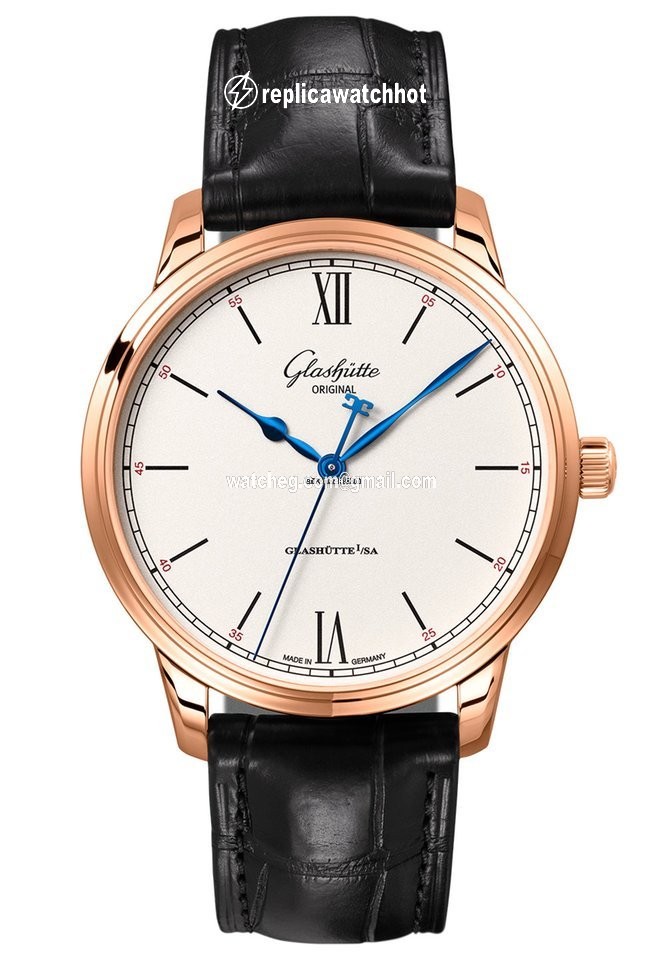 Glashtte Original Senator Excellence Mens watch Unisex Automatic Red gold 1-36-01-02-05-30