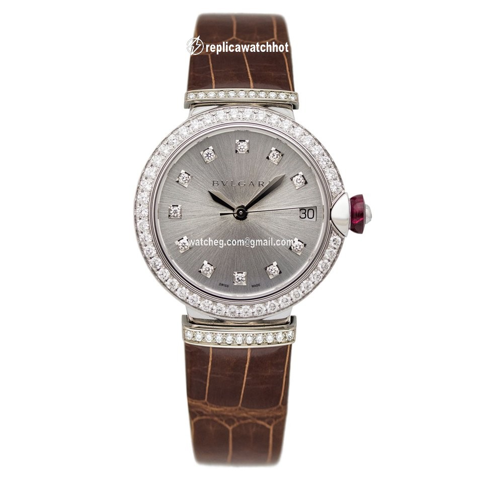 Bulgari Lucea Womens watch Automatic White gold 102645 LUW33C6GDDLD 11.A