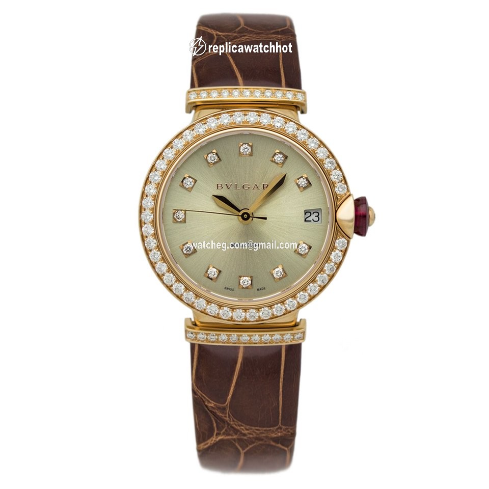 Bulgari Lucea Womens watch Automatic Rose gold 102646 LUP33C6GDLD 11.A