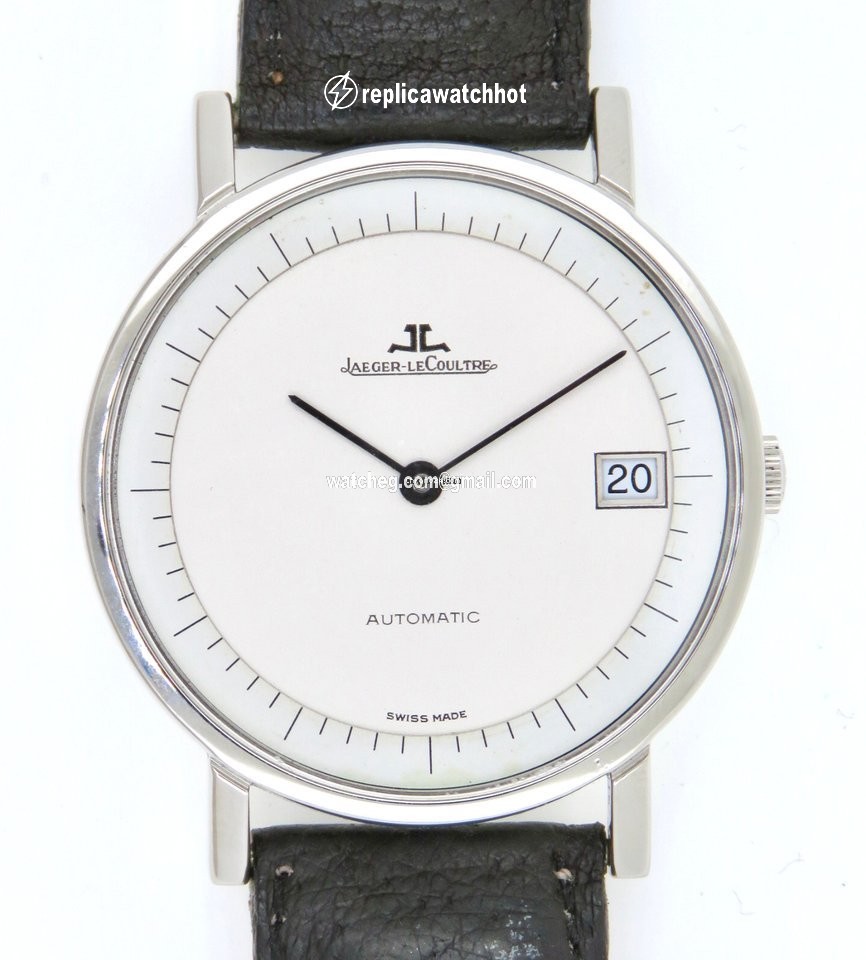 Jaeger-LeCoultre Mens watch Unisex Automatic Steel J98020 Extra Slim Automatic Case 34.5mm. Stainless Steel Men Watch