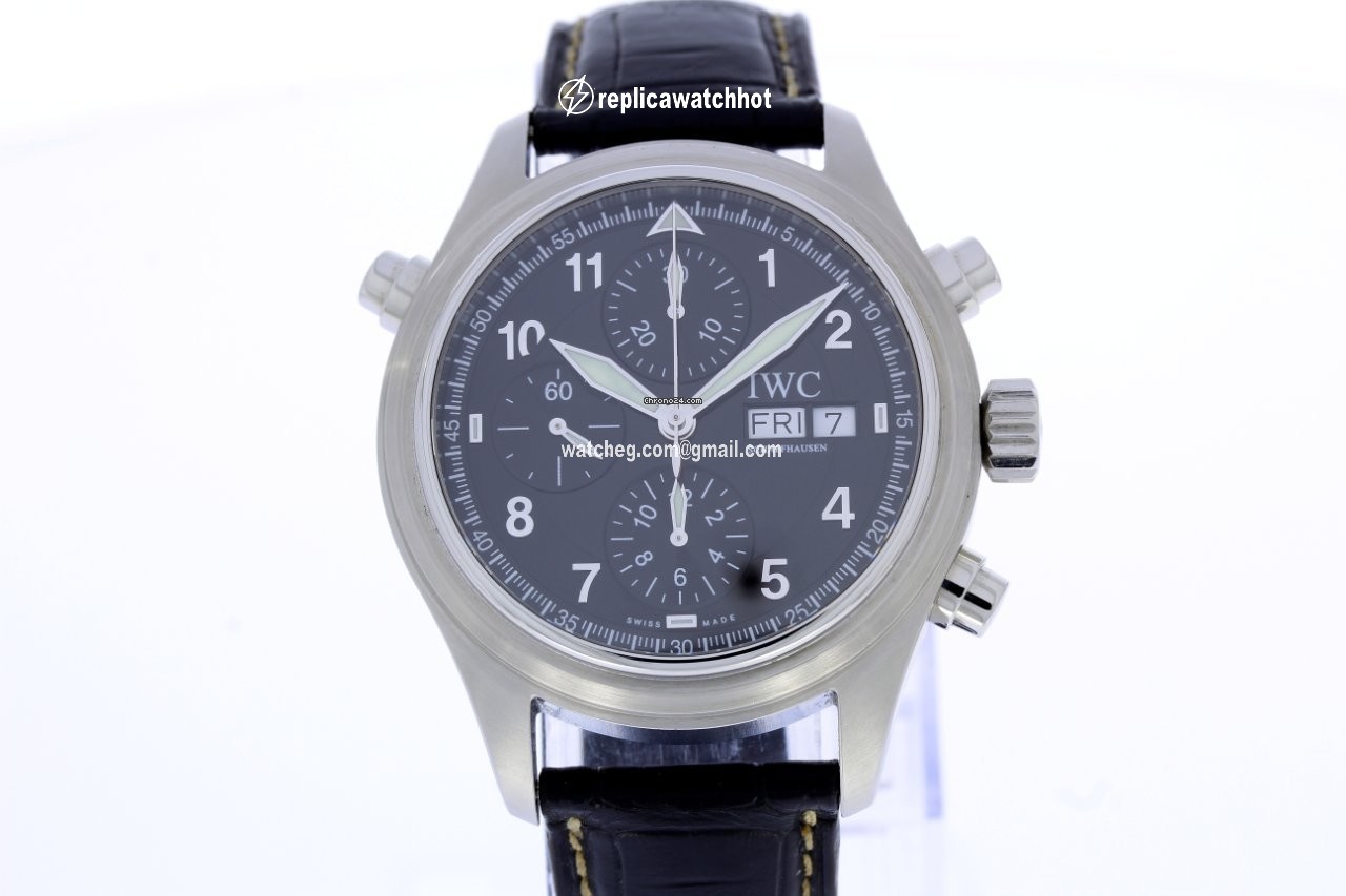 IWC Pilot Double Chronograph Automatic Steel IW371333