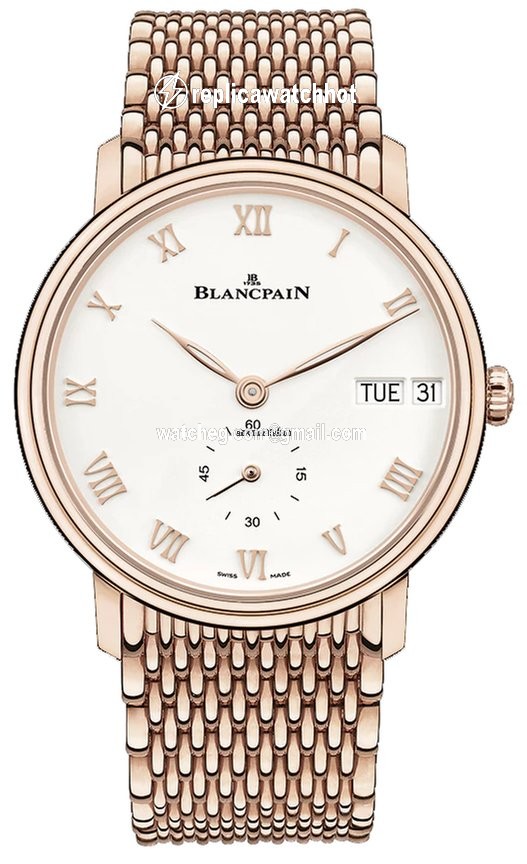 Blancpain Villeret Ultra-Slim Mens watch Unisex Automatic Rose gold 6652-3642-mmb