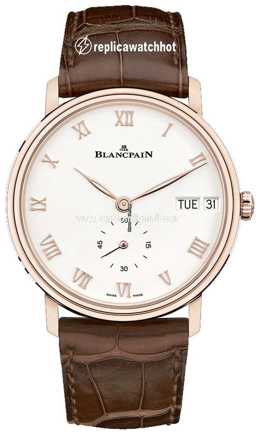 Blancpain Villeret Ultra-Slim Mens watch Unisex Automatic Rose gold 6652-3642-55b