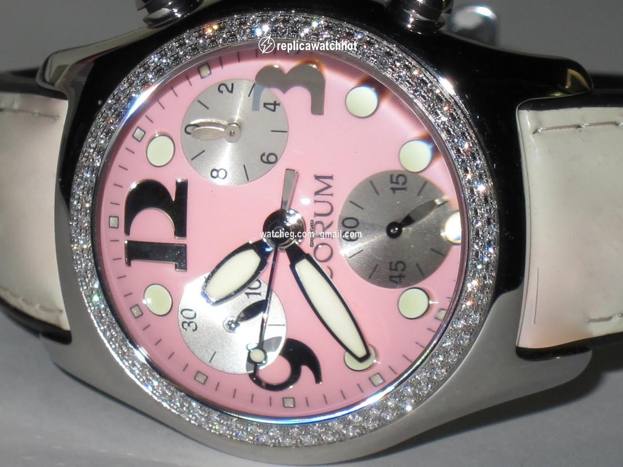 Corum Bubble Womens watch Quartz Steel 396.157.47