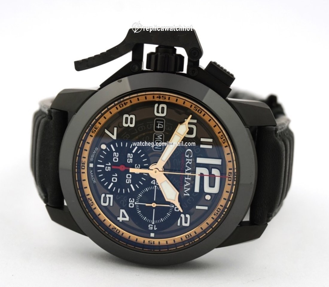 Graham Chronofighter Oversize Mens watch Unisex Automatic Steel 2CCAU.B31A