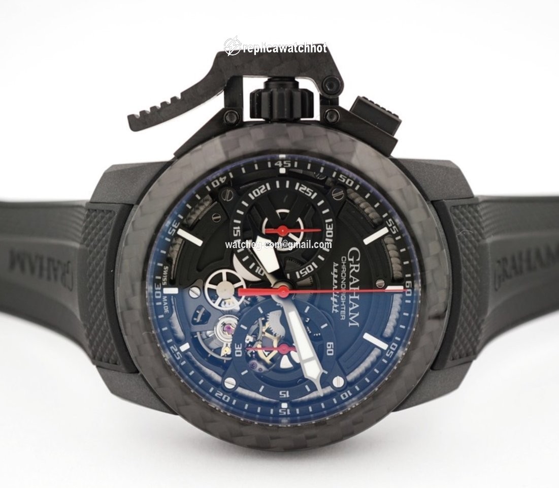 Graham Chronofighter Oversize Mens watch Unisex Automatic Carbon 2CCBK.B25A