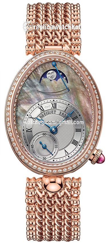 Breguet Reine de Naples Womens watch Automatic Rose gold 8908br 5t j20 d000