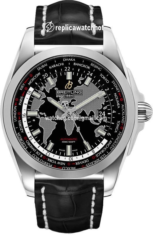 Breitling Galactic Unitime Mens watch Unisex Automatic Steel WB3510U4 BD94-744P