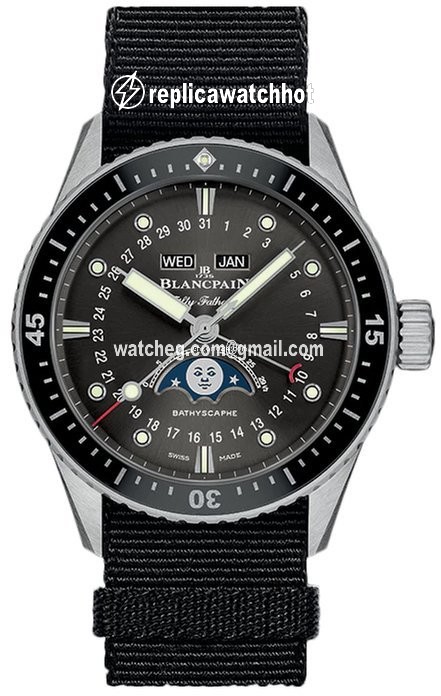 Blancpain Fifty Fathoms Bathyscaphe Mens watch Unisex Automatic Steel 5054-1110-naba