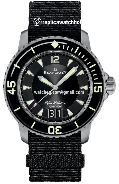 Blancpain Fifty Fathoms Mens watch Unisex Automatic Titanium 5050-12b30-naba