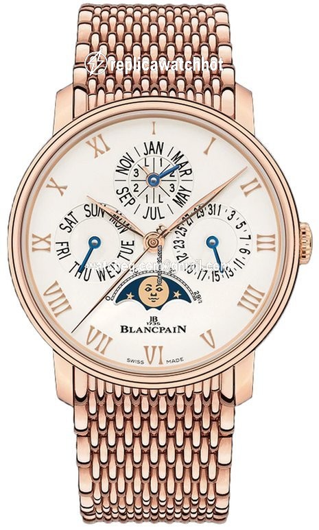Blancpain Villeret Mens watch Unisex Automatic Rose gold 6656-3642-mmb