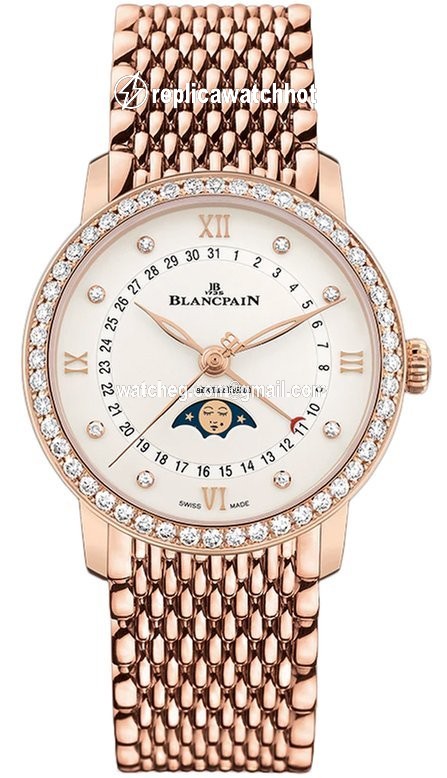 Blancpain Villeret Womens watch Automatic Rose gold 6126-2987-mmb