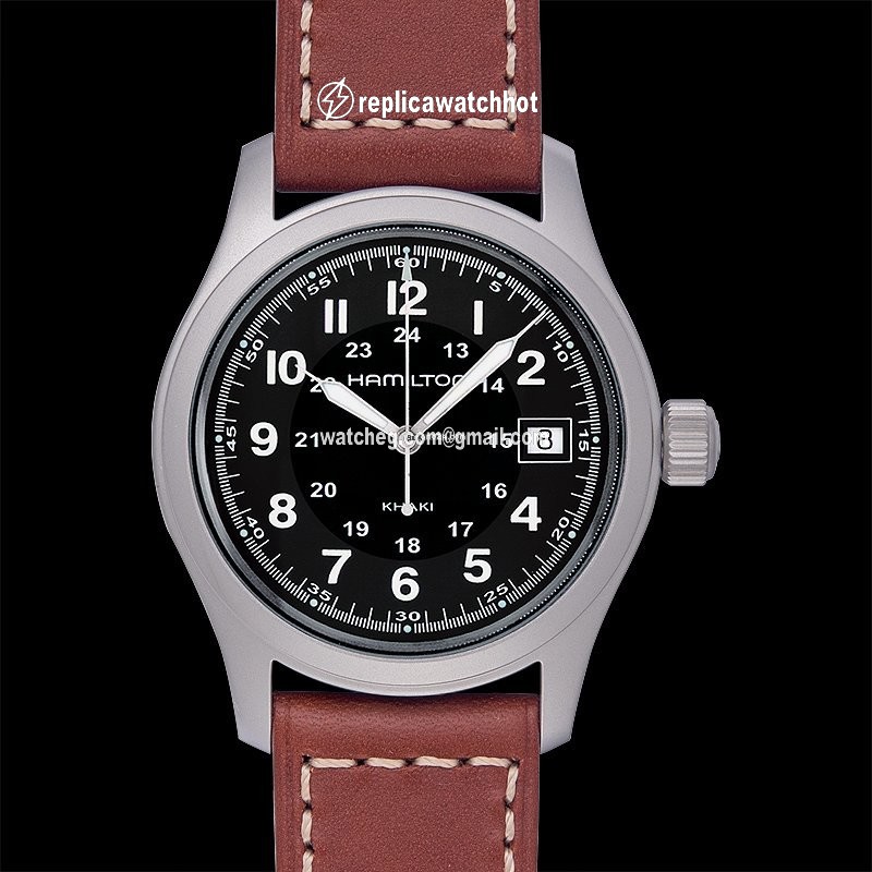 Hamilton Khaki Field Mens watch Unisex Quartz Steel H68411533