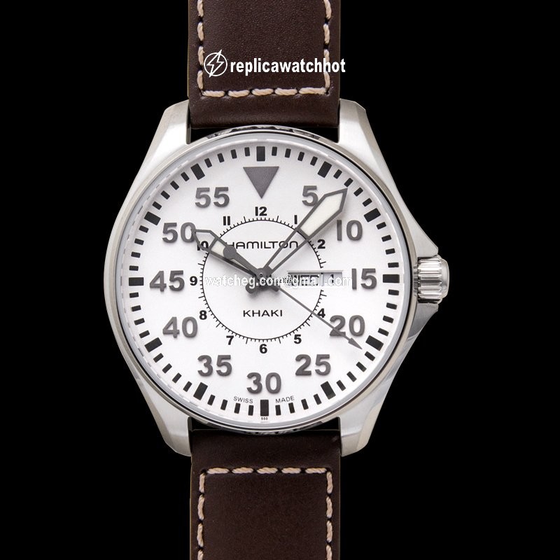 Hamilton Khaki Pilot Mens watch Unisex Quartz Steel H64611555