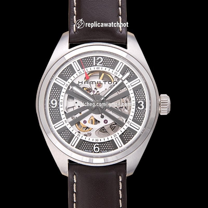 Hamilton Khaki Field Skeleton Mens watch Unisex Automatic Steel H72515585