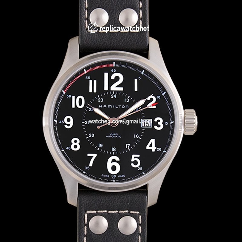 Hamilton Khaki Field Officer Mens watch Unisex Automatic Steel H70615733