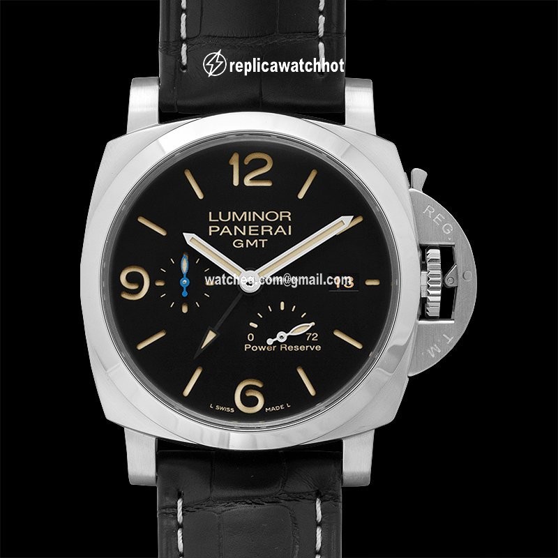 Panerai Luminor 1950 3 Days GMT Power Reserve Automatic Mens watch Unisex Automatic Steel PAM01321