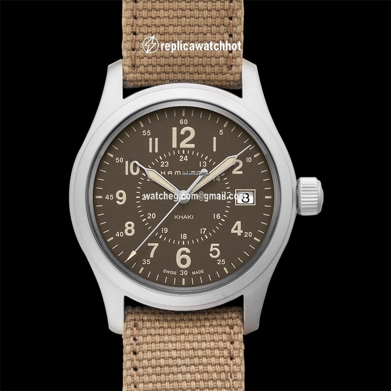 Hamilton Khaki Field Mens watch Unisex Quartz Steel H68201993